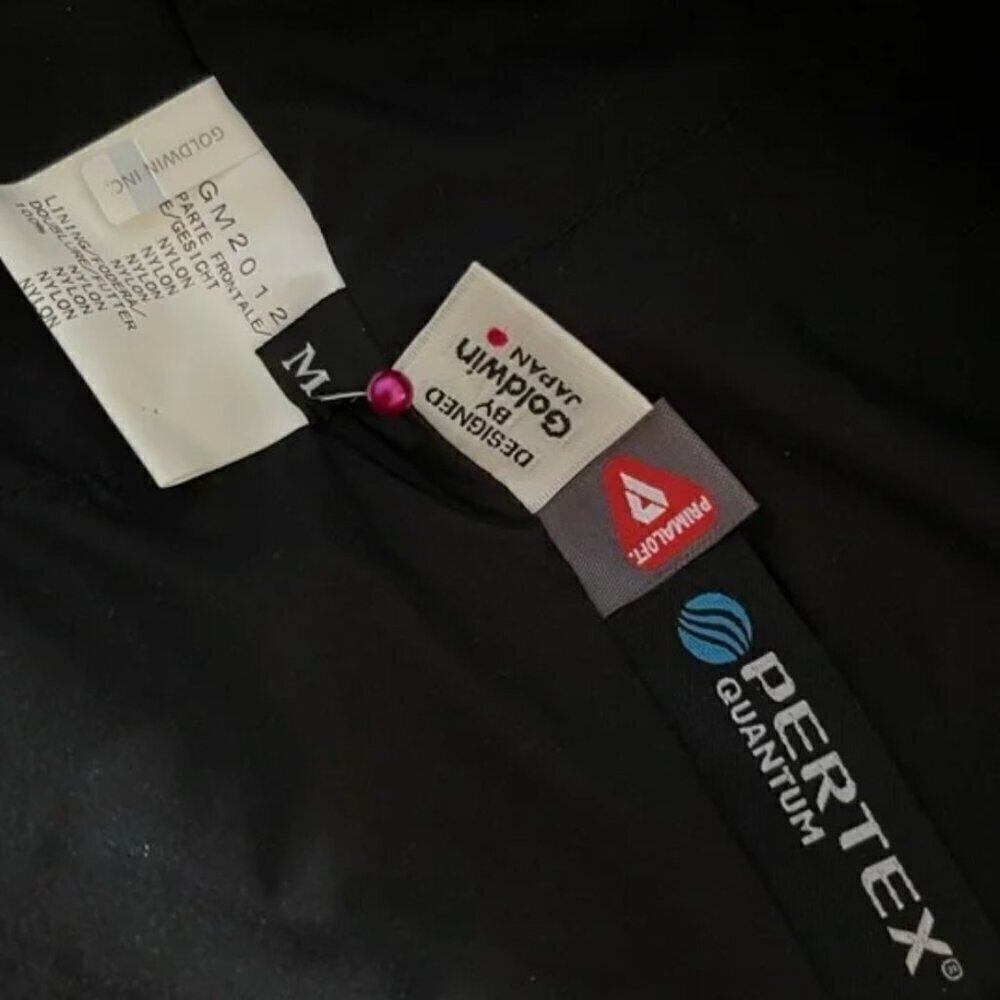 Goldwin Insulated Pullover Jacket Black Medium NW… - image 13